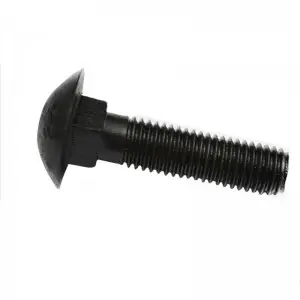 DIN603 ROUND HEAD SQUARE NECK CARRIAGE BOLT CARBON STEEL GRADE 8.8 BLACK