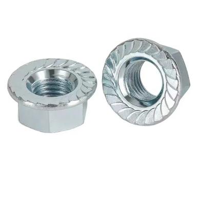 DIN6923 M3 M4 M5 M6 M8 M10 M12 STEEL ZINC PLATED HEX FLANGE NUT